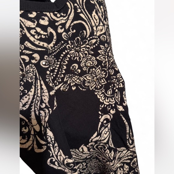 Vocal Sleeveless Skull Tank Top with Rhinestones NWOT medium - Picture 4 of 6